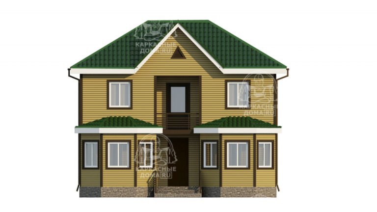 каркасный дом Авгит 9x7 СПб