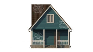 каркасный дом Автомалит 8x6 СПб