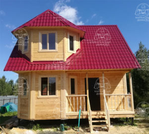 каркасный дом 7x6 Санкт-Петербург