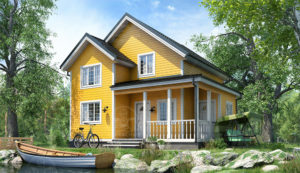 Каркасный дом 8,5×8 проект «Аметист»