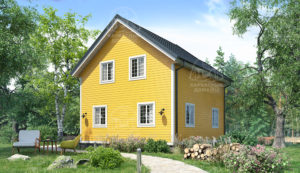 проект каркасного дома Аметист СПб