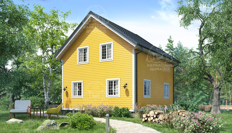 проект каркасного дома Аметист СПб