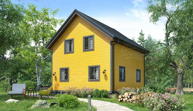 каркасный дом Аметист под ключ