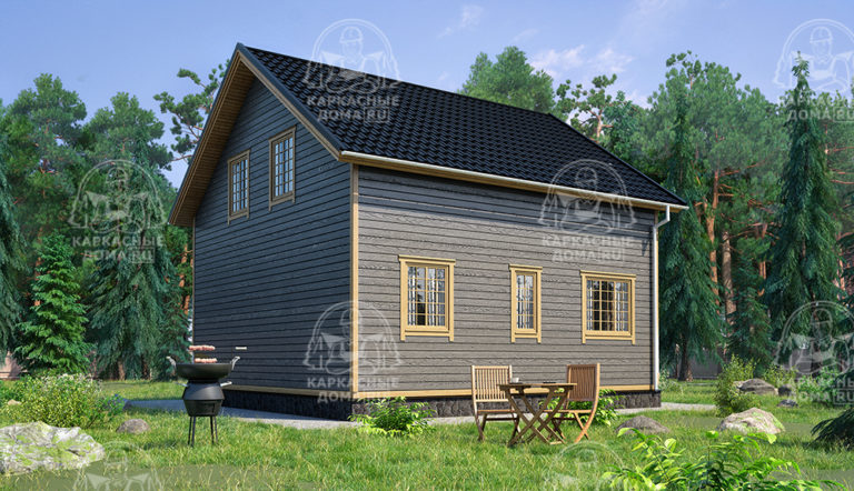 каркасный дом Алмаз под ключ