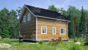 проект каркасного дома Алмаз СПб