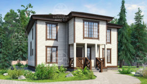 Каркасный дом 15x11 Агат