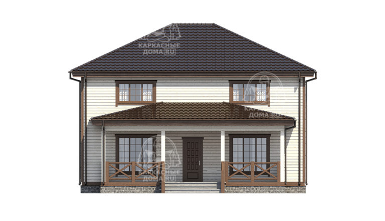 каркасный дом 15,5x11 Санкт-Петербург