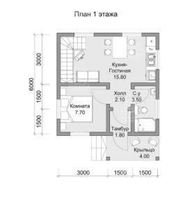 планировка каркасного дома Апатит