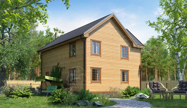 каркасный дом Аквамарин под ключ