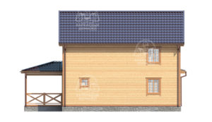 строительство каркасного дома 12,5x8,5