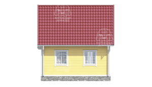 каркасный дом 7,5x6 Санкт-Петербург