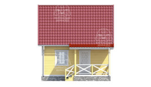 строительство каркасного дома 7,5x6