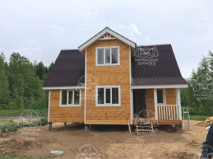 каркасный дом 10,5 на 7,5 Санкт-Петербург