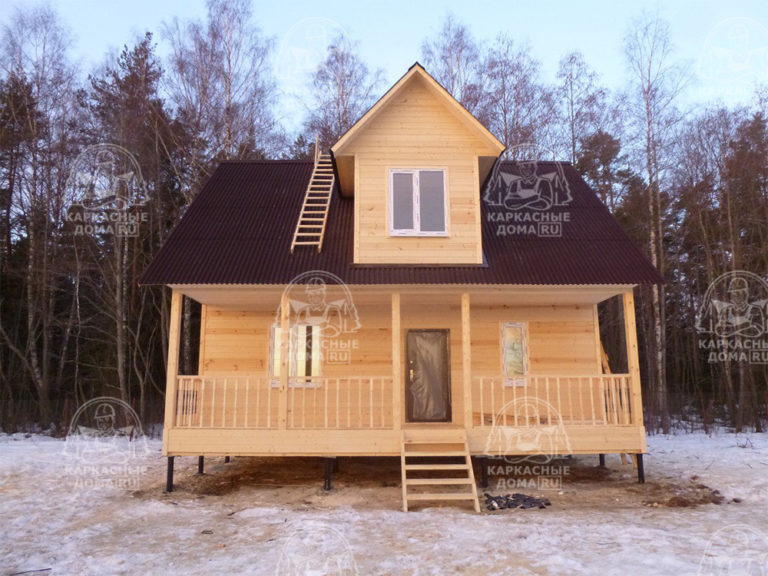 каркасный дом 6x8 Санкт-Петербург