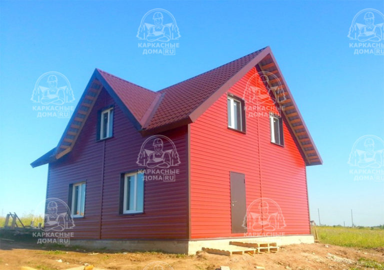 каркасный дом 7,5x8 Санкт-Петербург