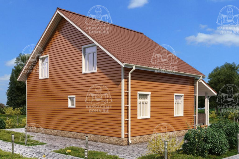 проект каркасного дома Хризоколла СПб