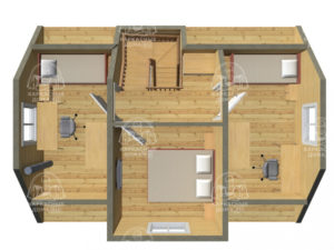 проект каркасного дома Адулярий СПб