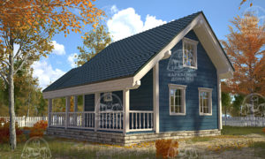 проект каркасного дома Титанит СПб