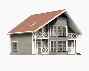 каркасный дом Шерл 10,2x9,2 под ключ