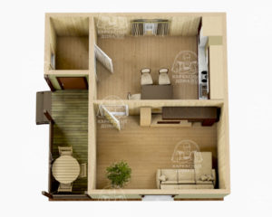 каркасный дом 6x6 Аметрин СПб