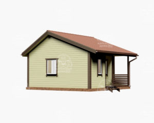 каркасный дом Аметрин 6x6 под ключ