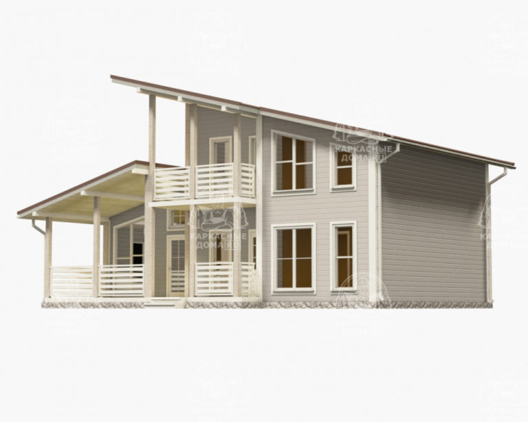 каркасный дом 12x10 Эльбаит СПб