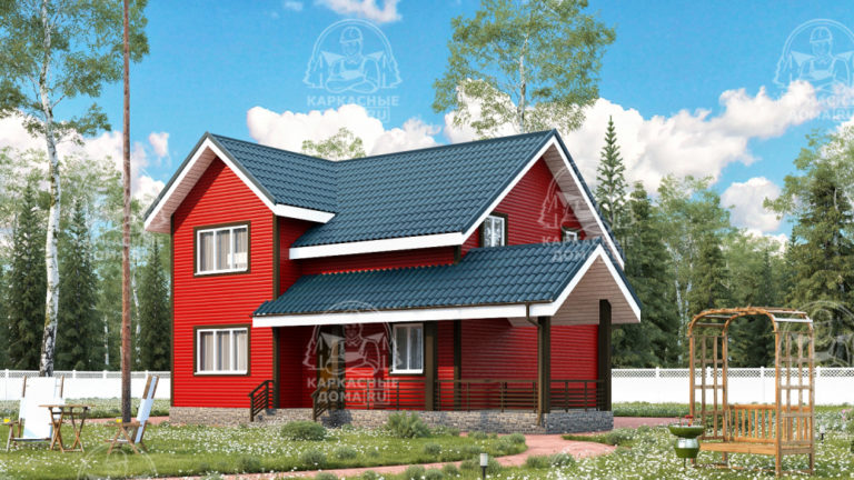 Каркасный дом 12x8 Александрин