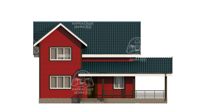 каркасный дом 12 на 8 СПб