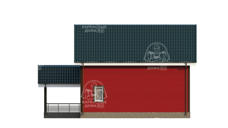 проект каркасного дома Александрин СПб