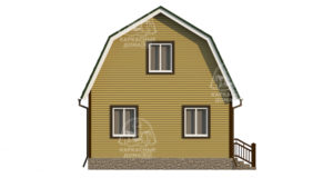 каркасный дом 5x6 СПб