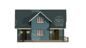 каркасный дом 10,5 на 7,5 СПб