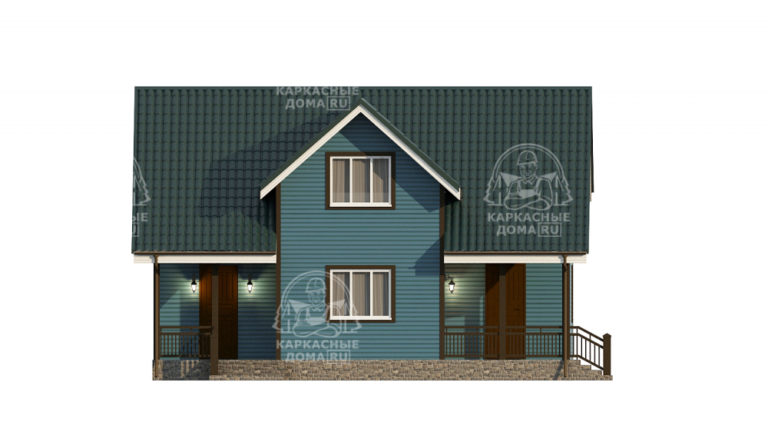 каркасный дом 10,5 на 7,5 СПб