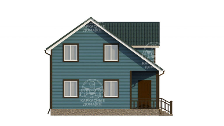 каркасный дом 6x8 СПб