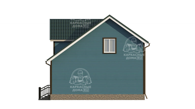 проект каркасного дома Коралл СПб