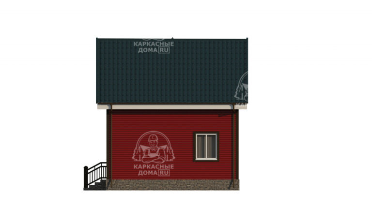 каркасный дом 6x7 под ключ