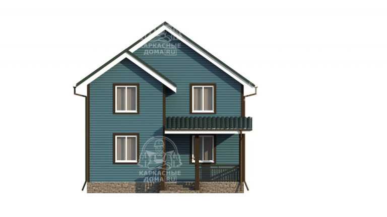 каркасный дом Бриллиант 7x7,5 СПб