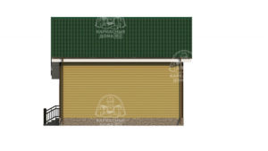 проект каркасного дома Обсидиан СПб