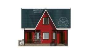 каркасный дом 7x8 СПб