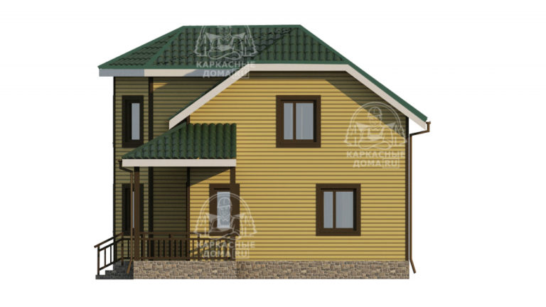 каркасный дом Турмалин 9x8 СПб