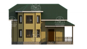 проект каркасного дома Турмалин СПб