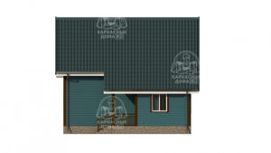 каркасный дом 9,5x8 СПб