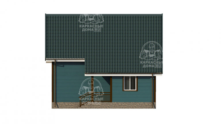 каркасный дом 9,5x8 СПб