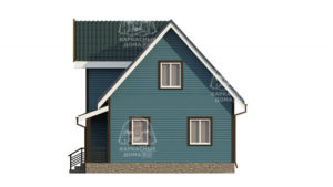 проект каркасного дома Туркенит СПб