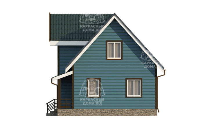 проект каркасного дома Туркенит СПб