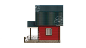 каркасный дом 5x4 под ключ