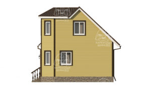 каркасный дом Джиразоль 7x7 СПб