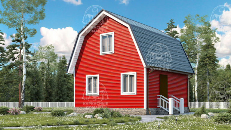 Каркасный дом 6x6 Лабрадор