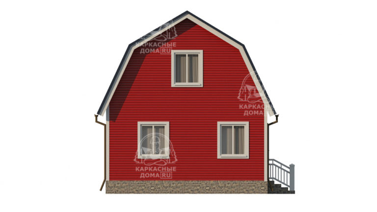 каркасный дом Лабрадор 6x6 СПб