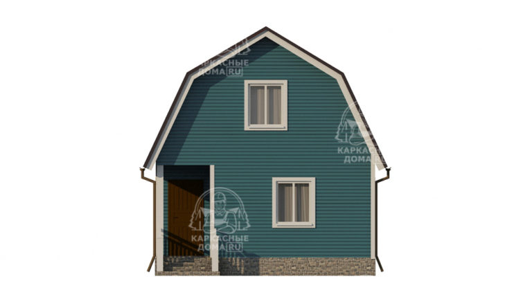 каркасный дом 6x6 СПб