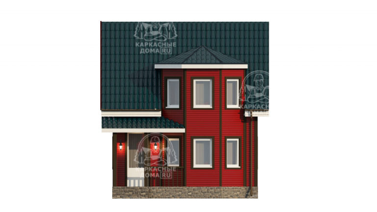 каркасный дом Пироп 6x7 СПб